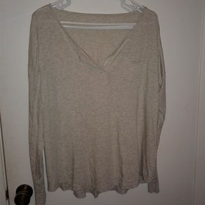 GRAY VINEYARD VINES LONG SLEEVE TOP